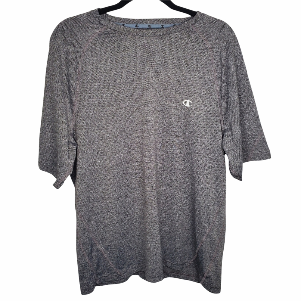 Champion Elite Tee Shirt T-Shirt Athletic Gray Medium Men's